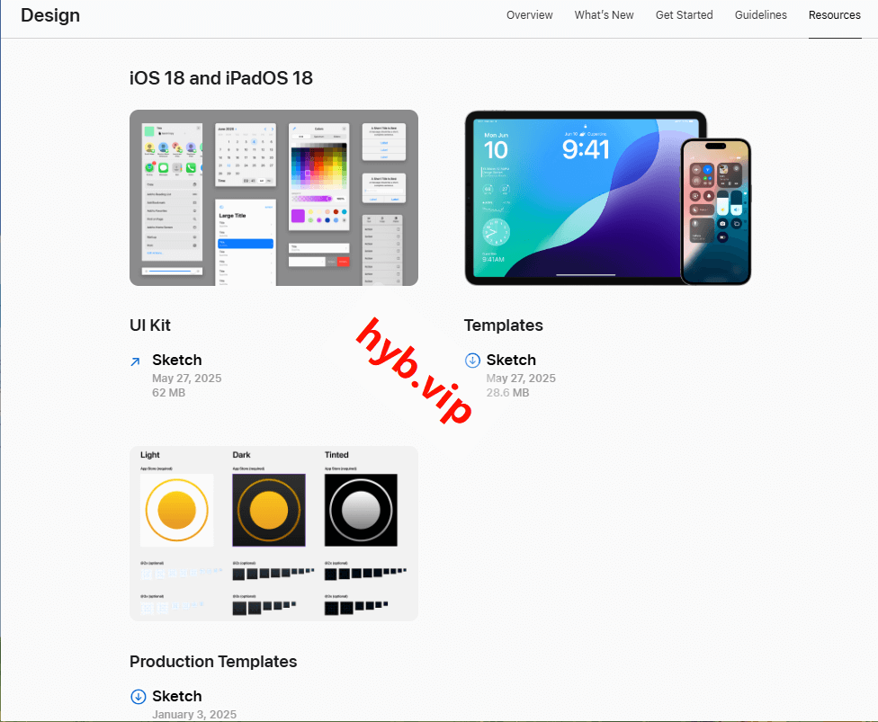 Apple Design Resources